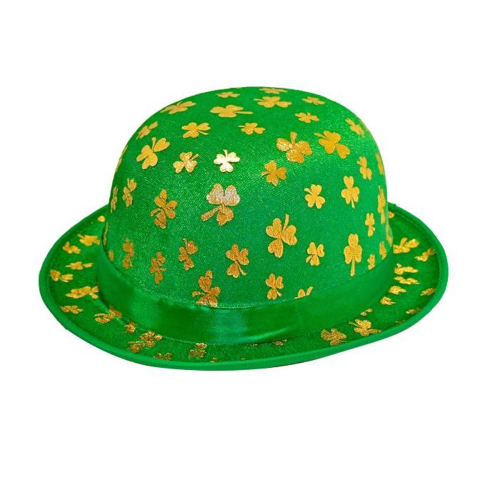 St. Patricks Bowlerhatt Med Klöver