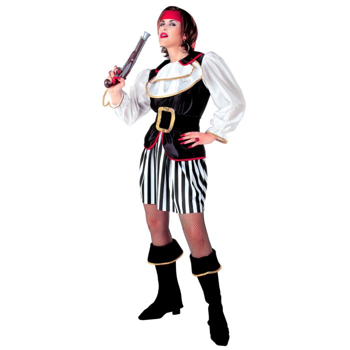 Elegant piratkaptenkostym för damer
