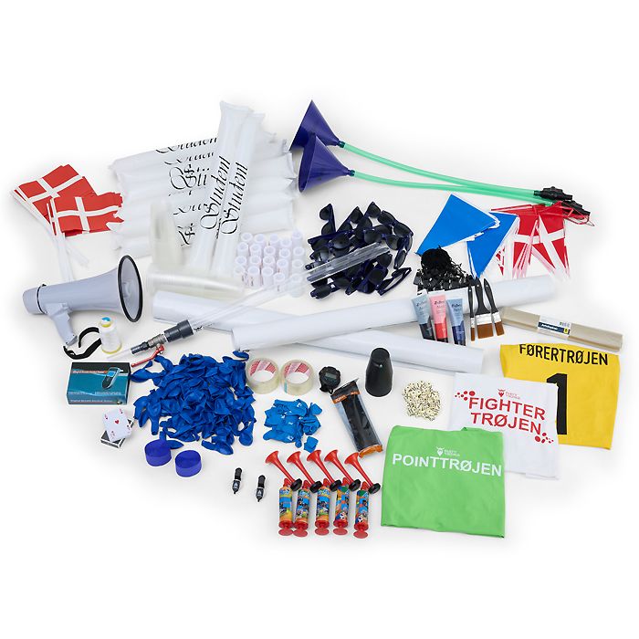 Blå studentvagn grundpaket deluxe