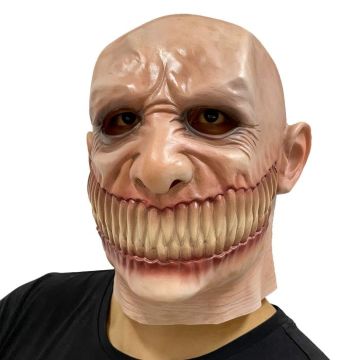 Halloween demonmask med dödliga tänder – onesize