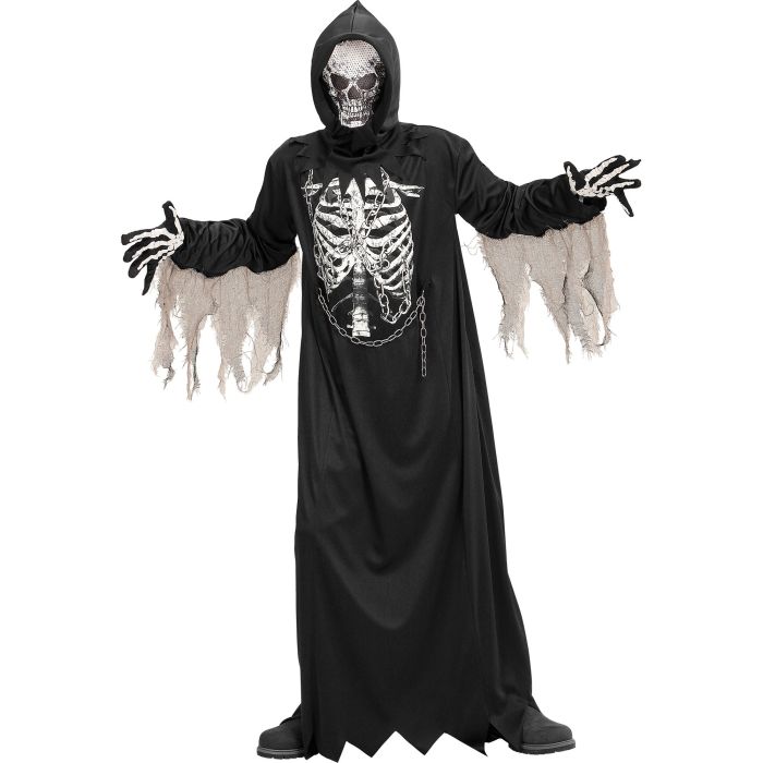 Grim Reaper kostym med kedja för pojkar