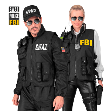 Polis väst med velcro - 3 typer