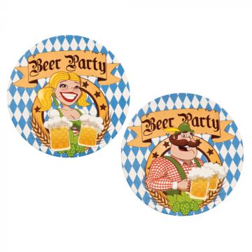Oktoberfest glasunderlägg 10x beer party 