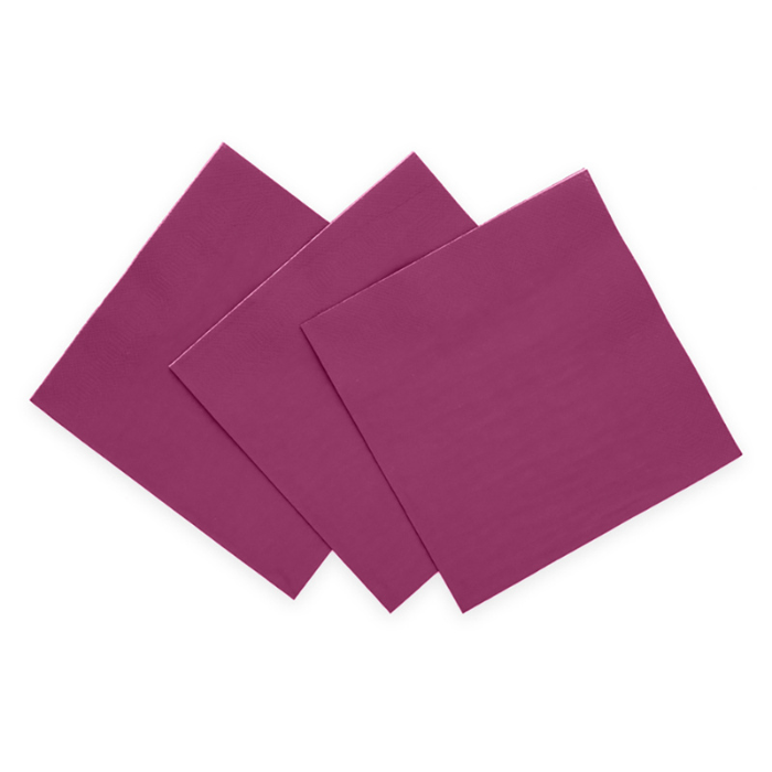 Lila servetter 20x - 33x33cm