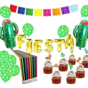 Mexikansk Temafest Dekorationer 27 Delar