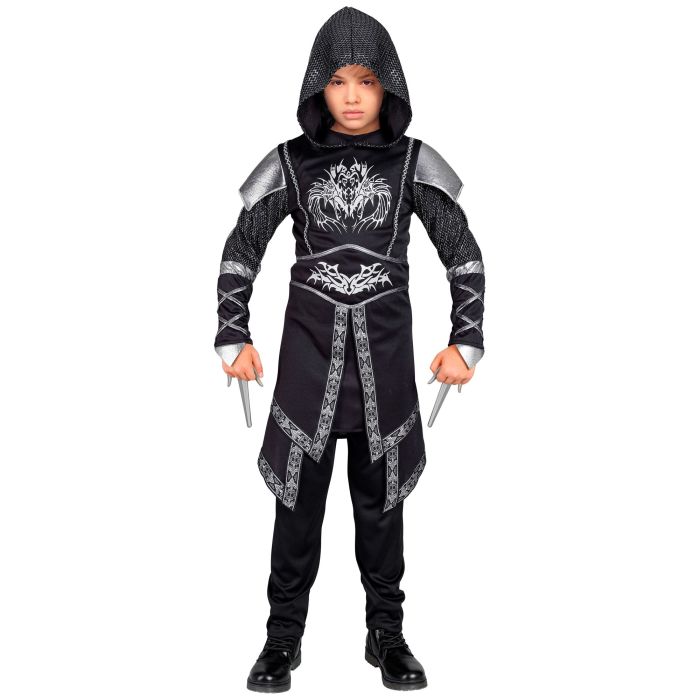 Mörk Assassin kostym för pojkar