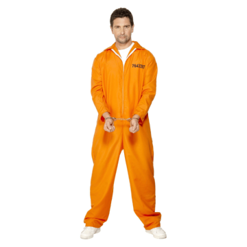 Fängelsedräkt kostym orange 