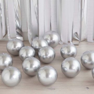 Silver Chrome Mini Ballonger 40x - 12 cm