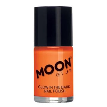 Självlysande nagellack orange, Moon Creations - 14 ml