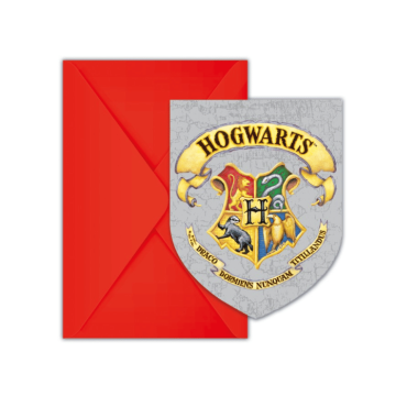 Harry Potter®-inbjudningar 6x inkl. kuvert