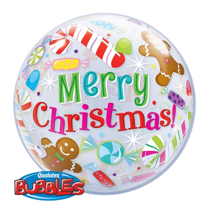 Julballong med julmotiv 56 cm 