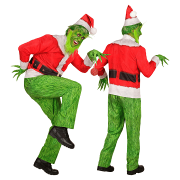 Grön julstjälarkostym