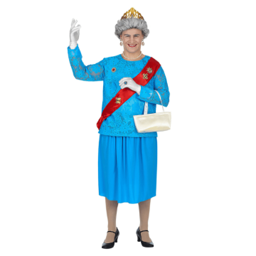 Dronning kostym för män