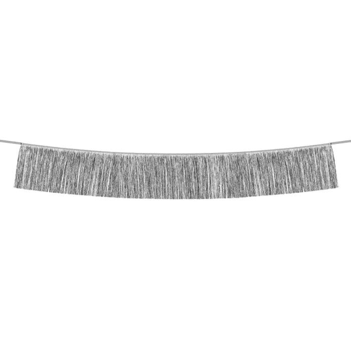 Silvergirland med Fransar - 135 cm
