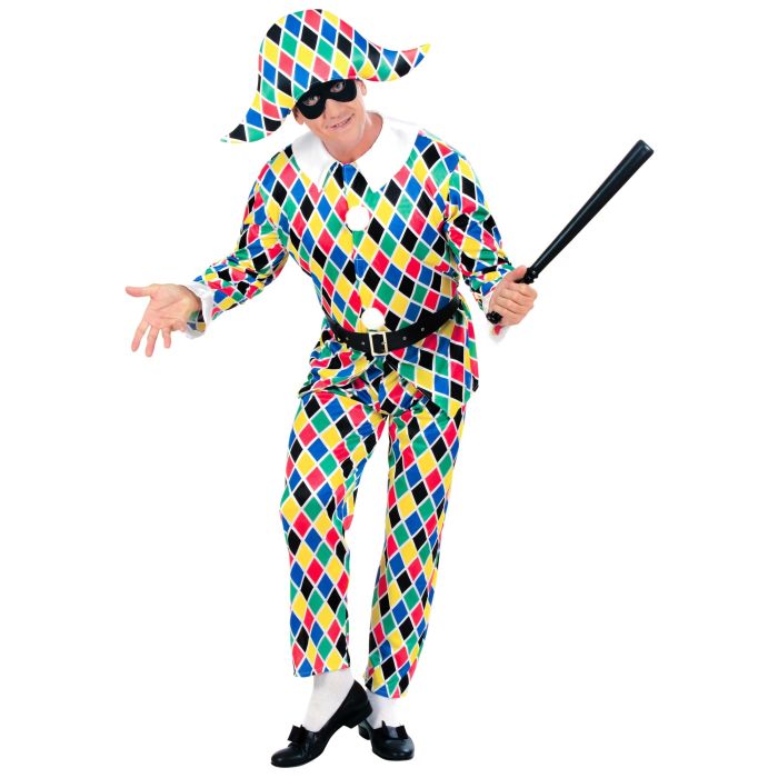 Harlekin-kostym för herrar