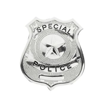 Polis skylt metall