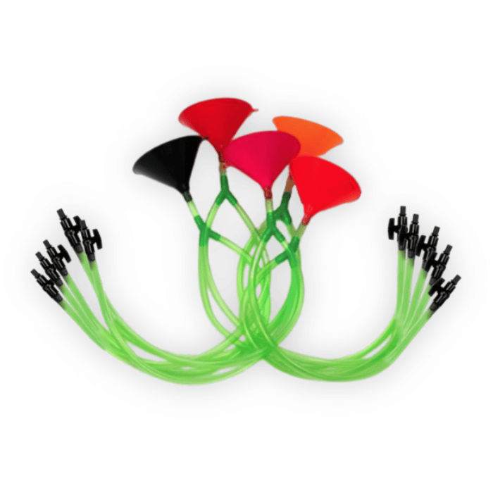 Dubbla ölbong tratt