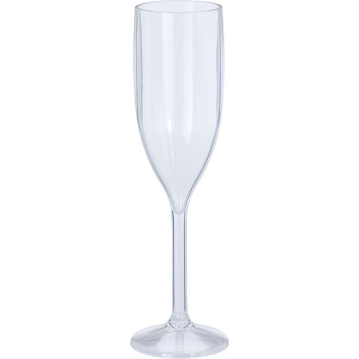 Champagneglas i akryl 165 ml med lång fot