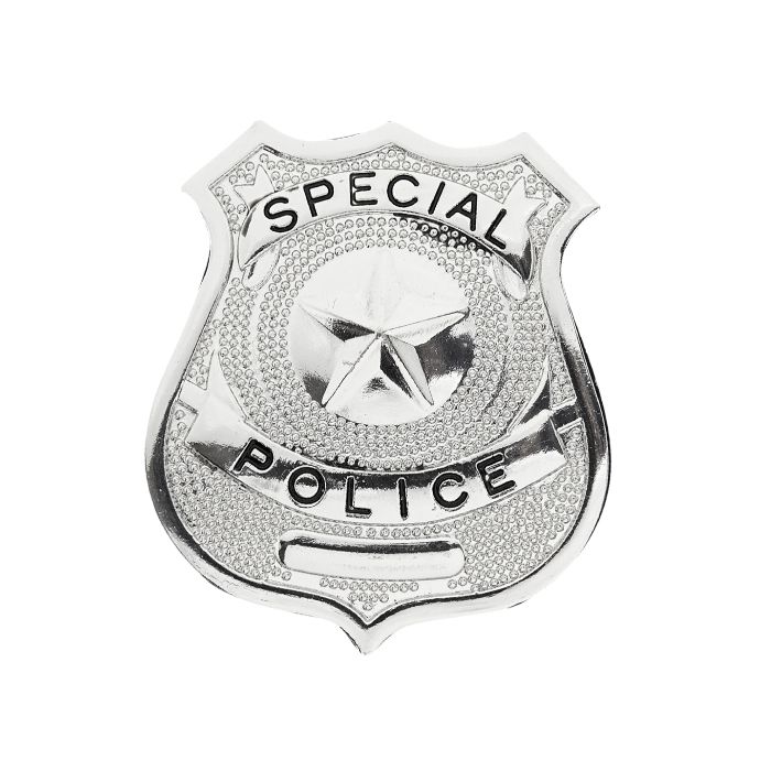 Polis skylt metall