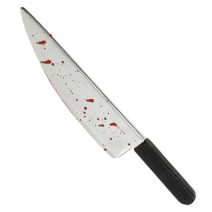 Blodig kökskniv 48 cm