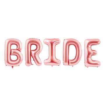 Bride Folieballong Roséguld - 280 x 86cm