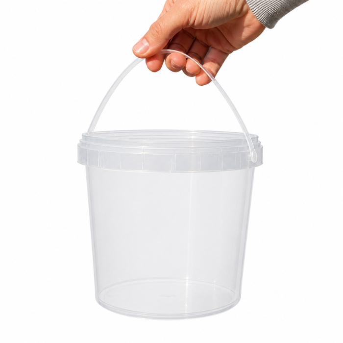 Plastspann för förvaring med handtag 1,1 L