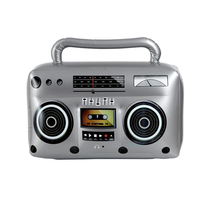 Retro Uppblåsbar Ghettoblaster - 50 CM