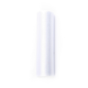 Organza Bordsduk Smal Vit - 0,16 x 9 Meter