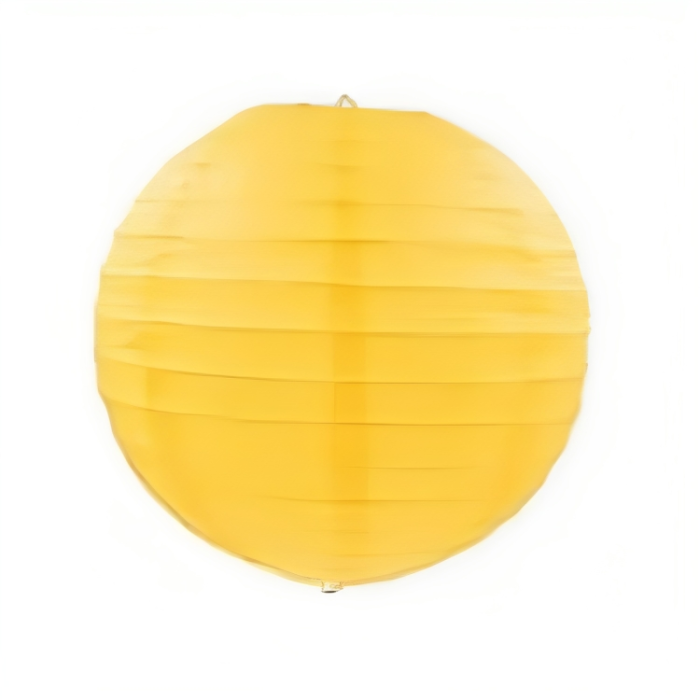 Gul papperslampa 40 cm