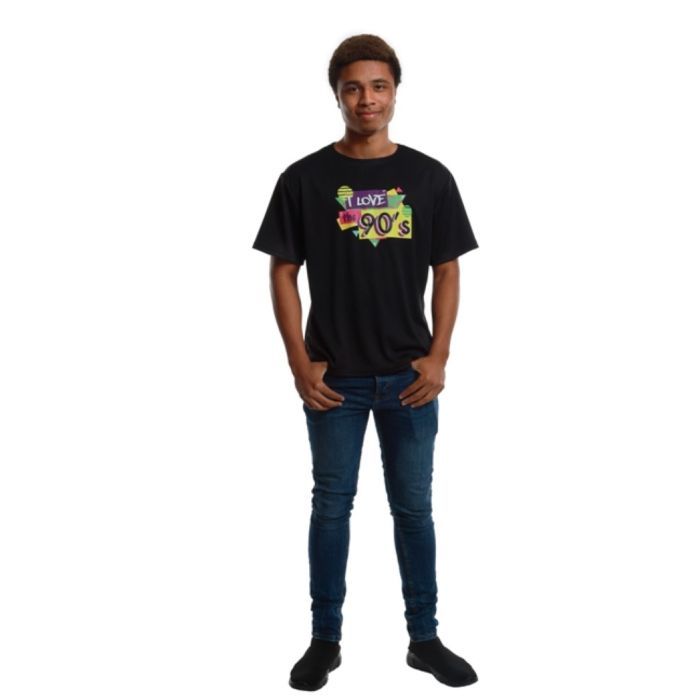 Svart I Love The 90's t-shirt för män