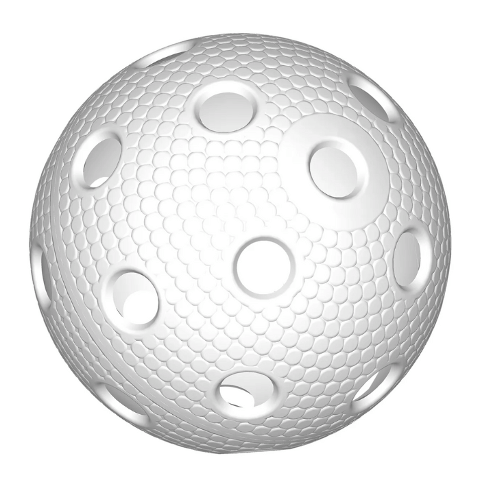 Hockeyboll innebandy vit 1x