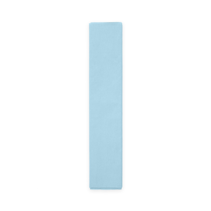 Baby blå crepe streamerpapper 50x250 cm