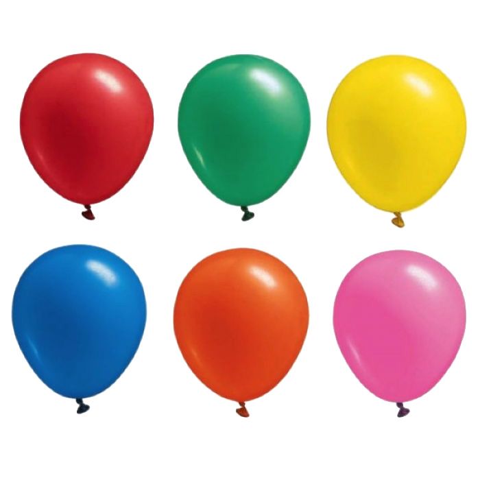 Ballonger multifärg 10x - 22 cm