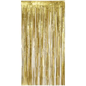 Guld glittrande draperi 100 x 180 cm