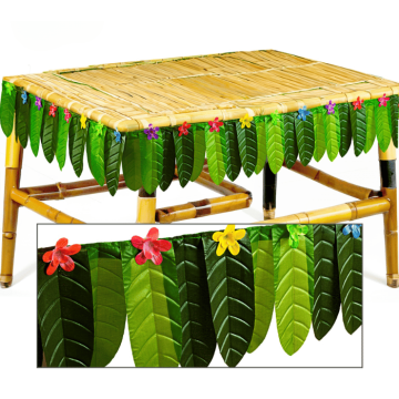 Tropiska blad bordsduk - 275 cm