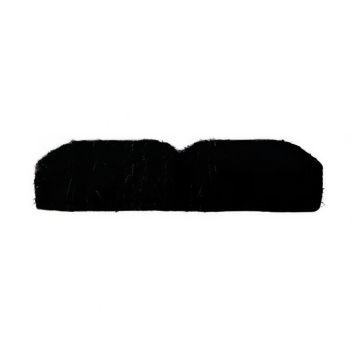 Svart mustasch - onesize