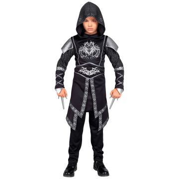 Mörk Assassin kostym för pojkar