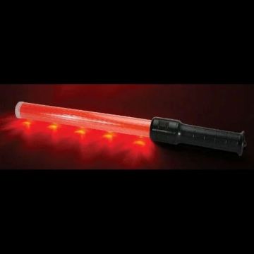 Trafikbom med orange LED-ljus 