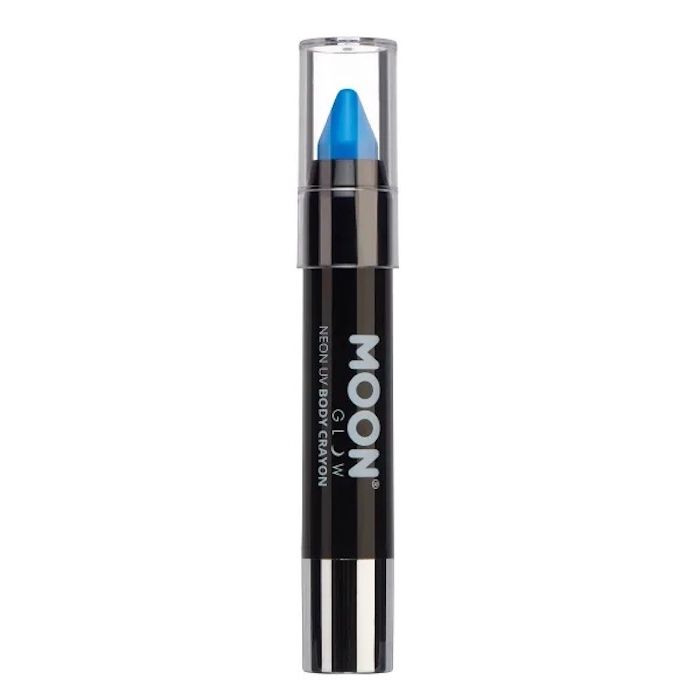 Neon UV kroppsstift intensiv blå 3,2 g Moon Creations