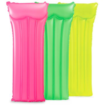 Luftmadrass 183x76 cm i neonfärger