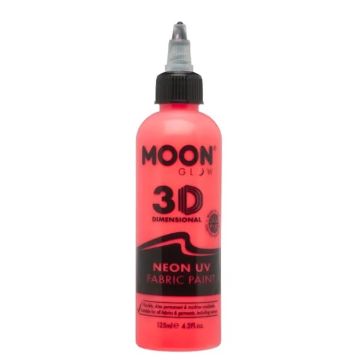 Neon UV Textilfärg Röd 125 ml Moon Creations