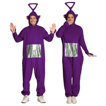 Lila teletubbie kostym - unisex