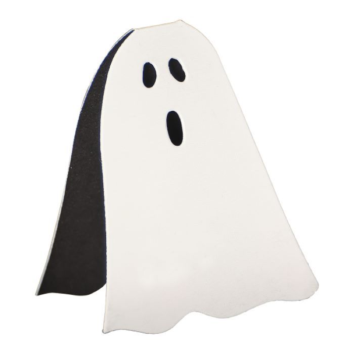Halloween spöke pappers bordsplaceringskort 6x - 6,9x5,5 cm