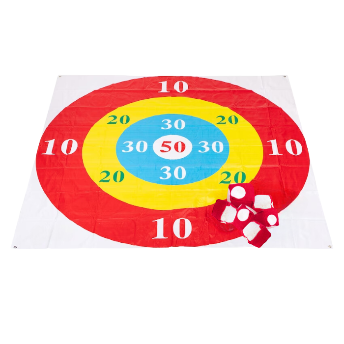 Utomhusspel dart inkl. matta och 6x bollar