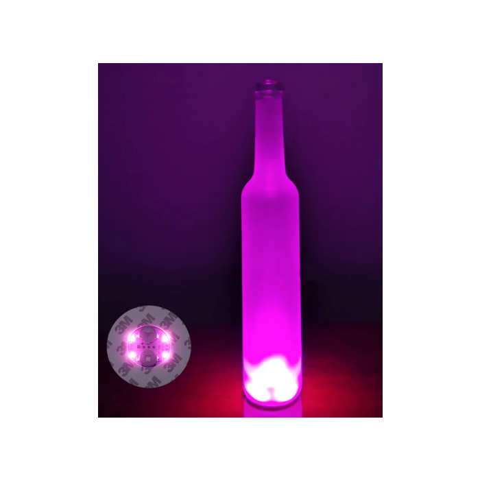 LED flaskljus - Rosa