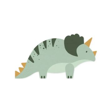 Dinosaur servetter 12x - 18x10 cm