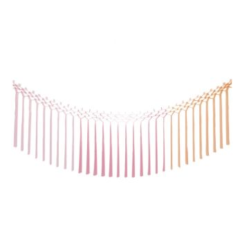 Makramégirlang rosa 1,8m