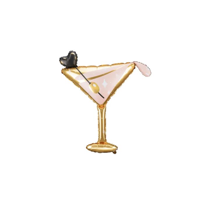 Cocktail folieballong 126x93 cm