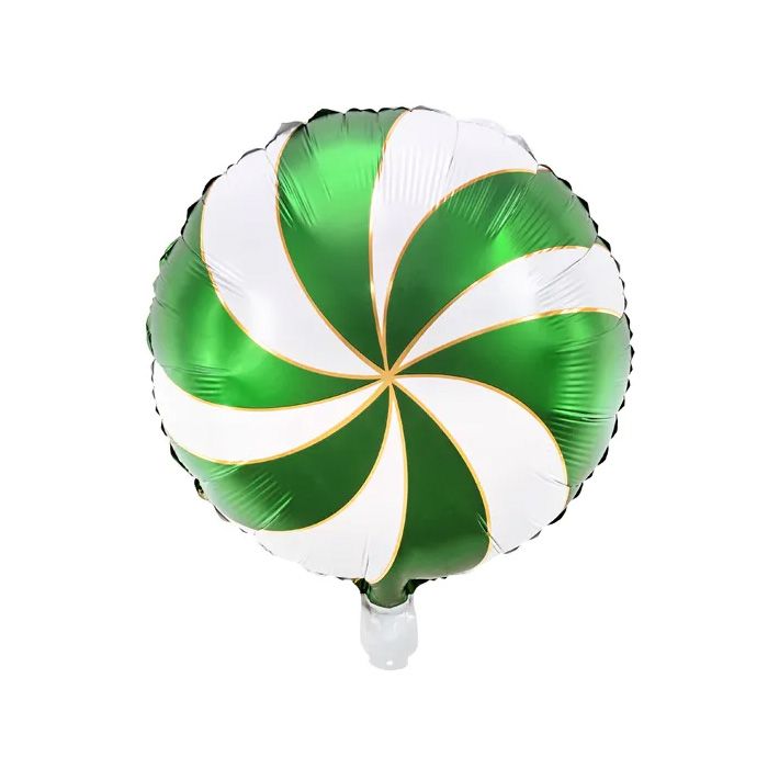 Godis folieballong grön - 35 cm