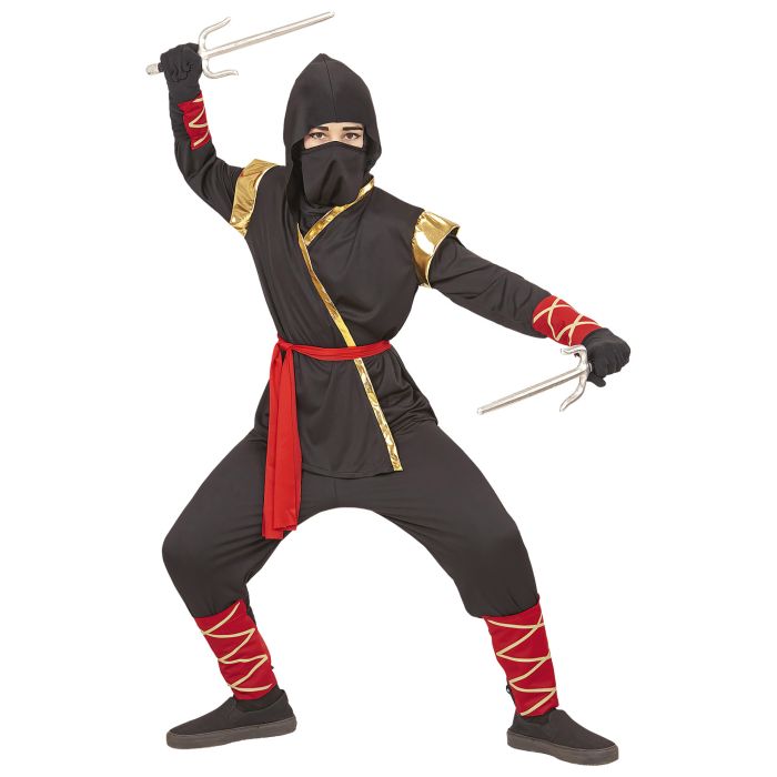 Ninjakrigare kostym för pojkar